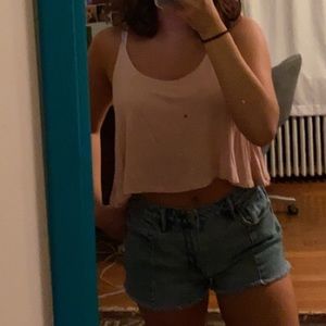 pink crop top!